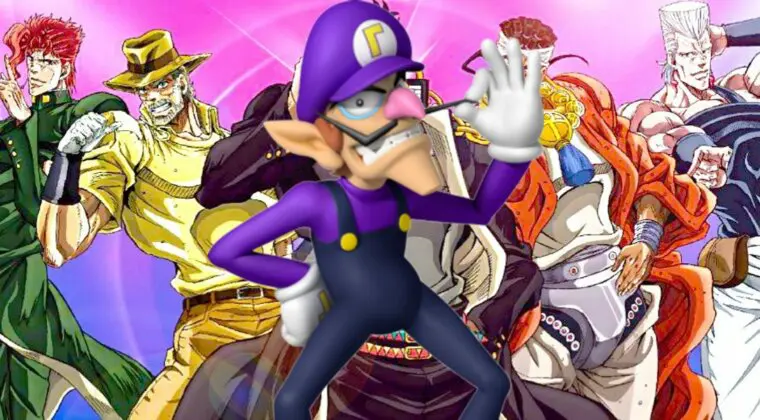 Imagen de Dibujan a Waluigi como un personaje de Jojo's Bizarre Adventure y... ¿por qué queda bien?