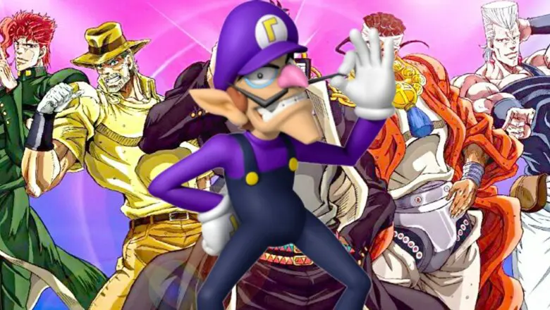 waluigi jojo's bizarre adventure