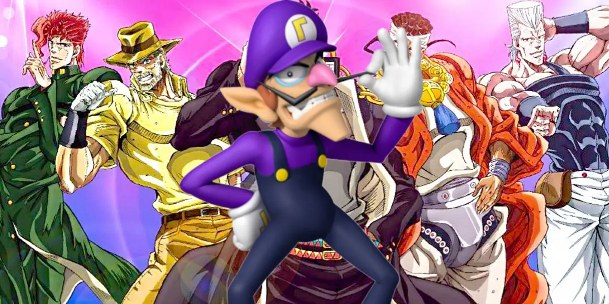 waluigi jojo's bizarre adventure