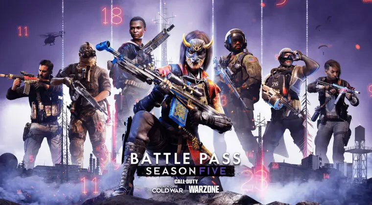 Imagen de Todos los niveles y recompensas del Pase de Batalla de la temporada 5 en Warzone y Black Ops Cold War