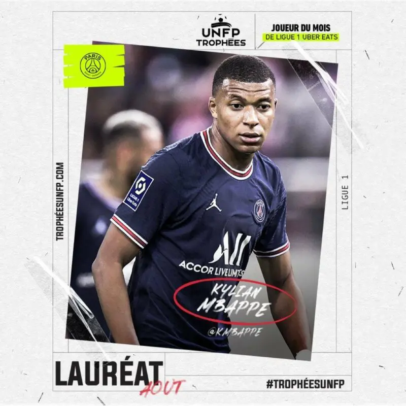 FIFA 22 Ultimate Team Mappé POTM Agosto Ligue 1