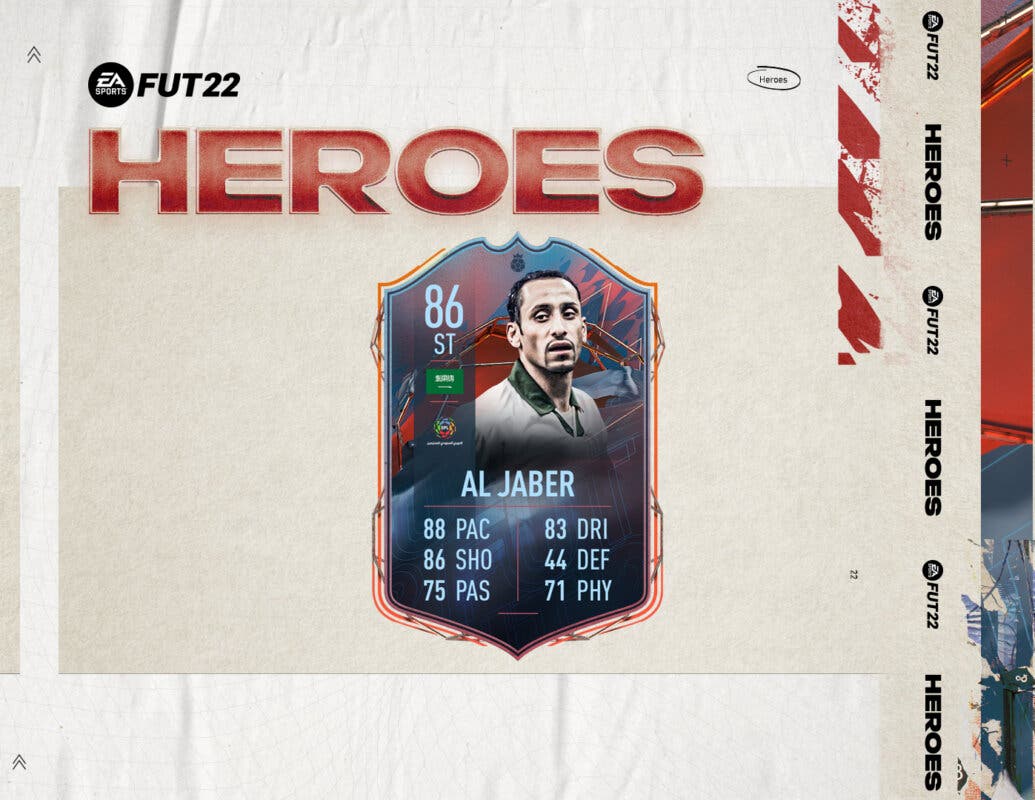 FIFA 22: reveladas las estadísticas de otros cuatro FUT Heroes MBS Pro League