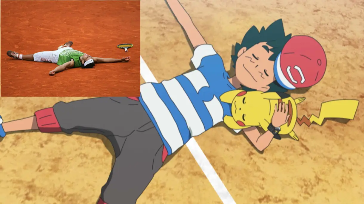 anime de Pokemon Ash y Pikachu victoria total Liga Alola Rafa Nadal
