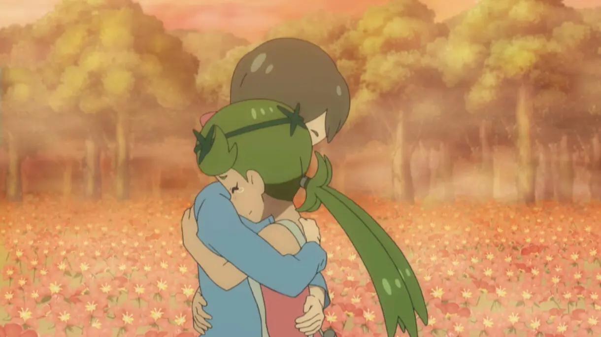 anime de Pokemon Sol y Luna Lulu y su madre