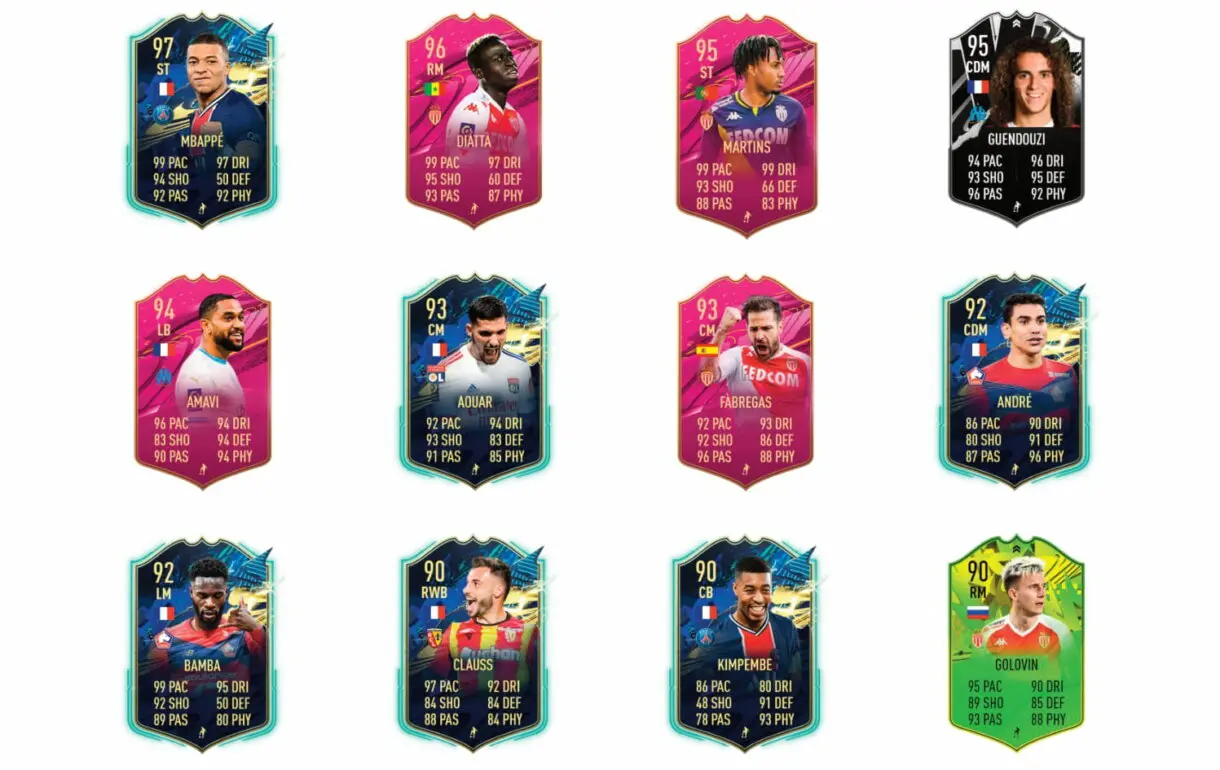 Links verdes de Ben Yedder Showdown. FIFA 21 Ultimate Team