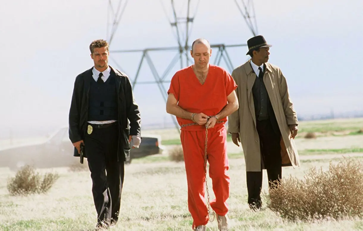 brad pitt morgan freeman kevin spacey se7en