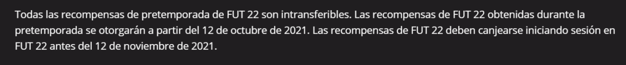 FIFA 21: aparecen más recompensas para FIFA 22 con la segunda semana de Pre-Season Ultimate Team 3