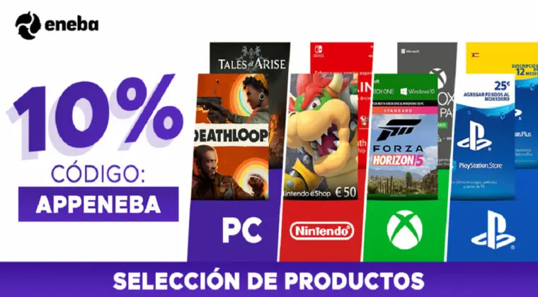 Imagen de La APP de Eneba te trae descuentos épicos en juegos y tarjetas