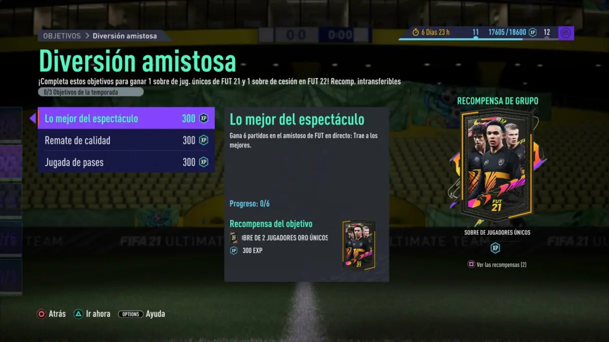 FIFA 21: aparecen más recompensas para FIFA 22 con la segunda semana de Pre-Season Ultimate Team 1