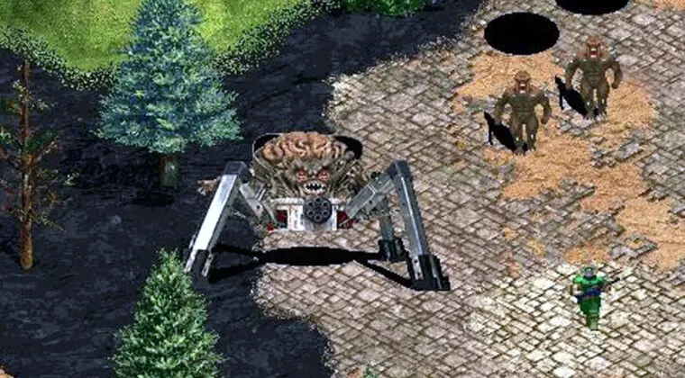 Imagen de Age of Doom: el mod que convierte Doom en un juego de estrategia en tercera persona