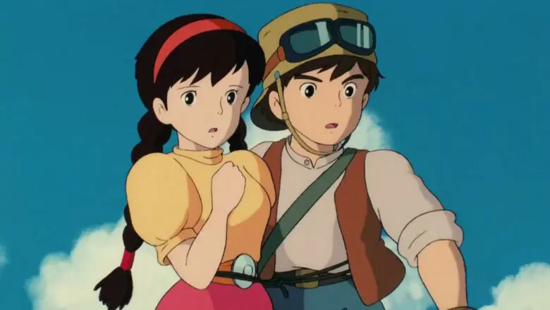 El Castillo en el Cielo Sheeta y Pazu Studio Ghibli