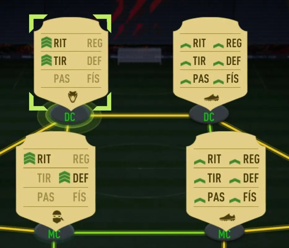 FIFA 22: listado completo de estilos de química de Ultimate Team + Mejoras de cada uno (Academia de FUT) ejemplo 1