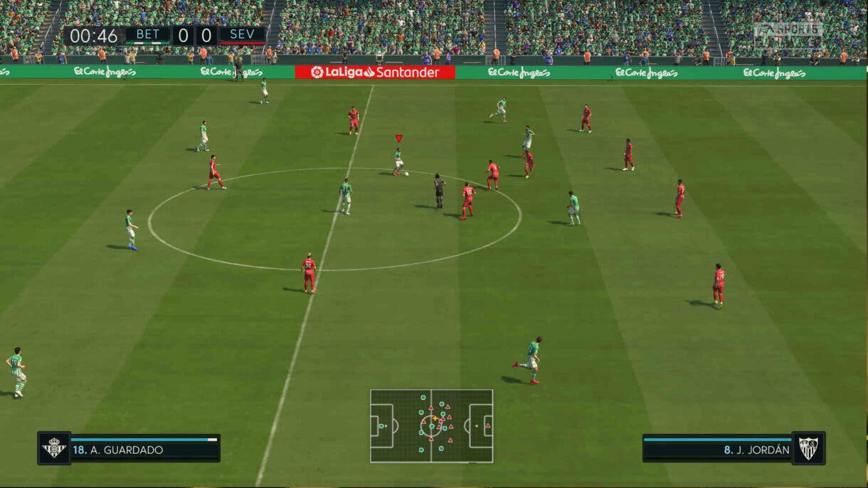 FIFA 22: ¿El adiós de las skills? ¿Será más sencillo encerrarse atrás? Impresiones del primer gameplay completo de Ultimate Team imagen de un encuentro entre Betis y Sevilla