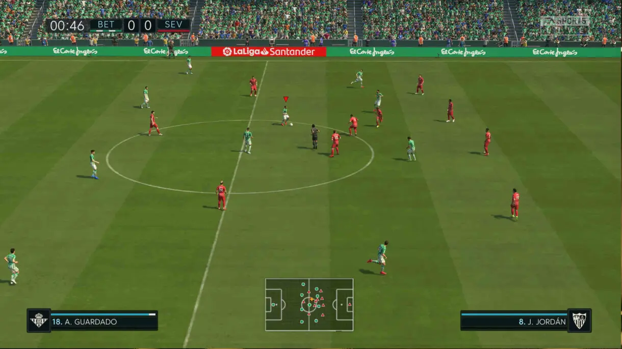 FIFA 22: ¿El adiós de las skills? ¿Será más sencillo encerrarse atrás? Impresiones del primer gameplay completo de Ultimate Team imagen de un encuentro entre Betis y Sevilla
