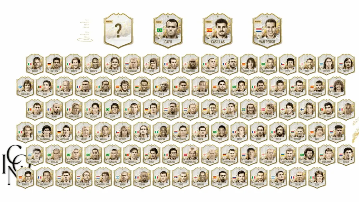 FIFA 22: listado completo de Iconos en Ultimate Team