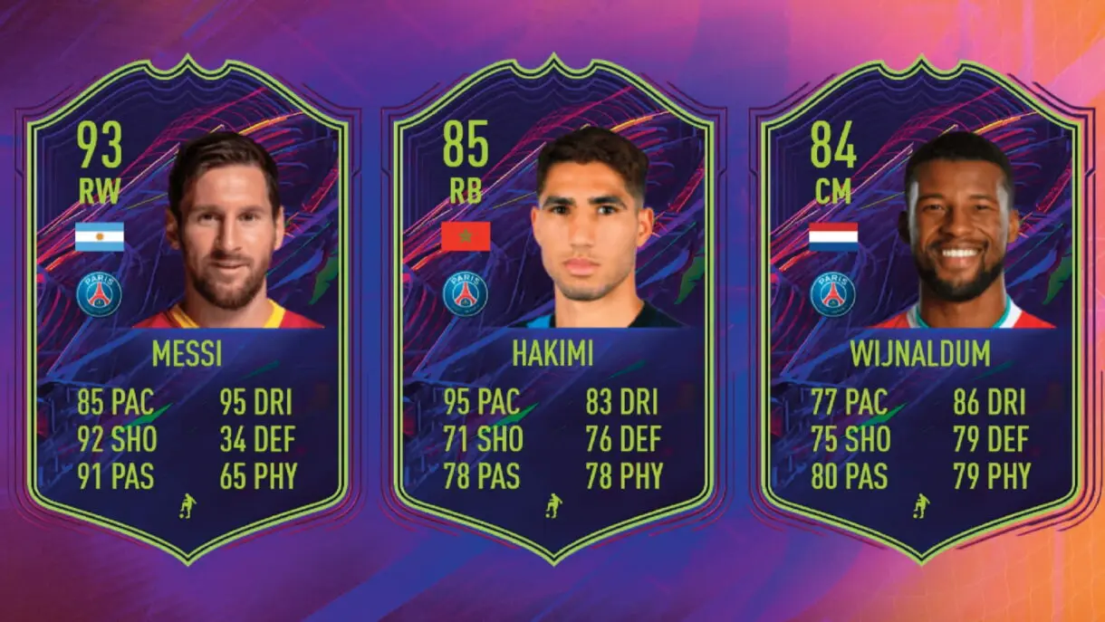 FIFA 22: Leo Messi y otros dos jugadores del PSG son confirmados como Ones to Watch (OTW) Wijnaldum y Hakimi 2