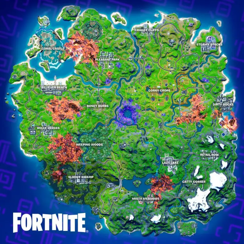 fortnite mapa temporada 8