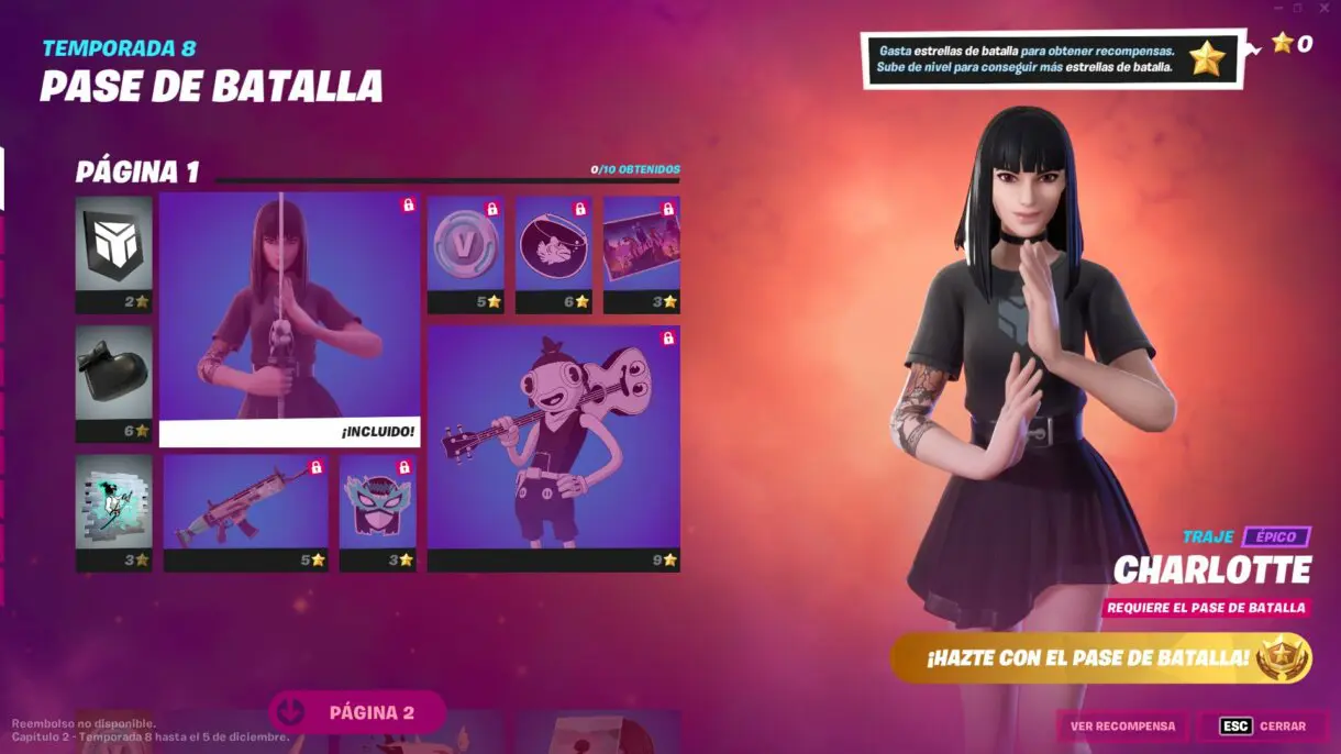fortnite pase 1