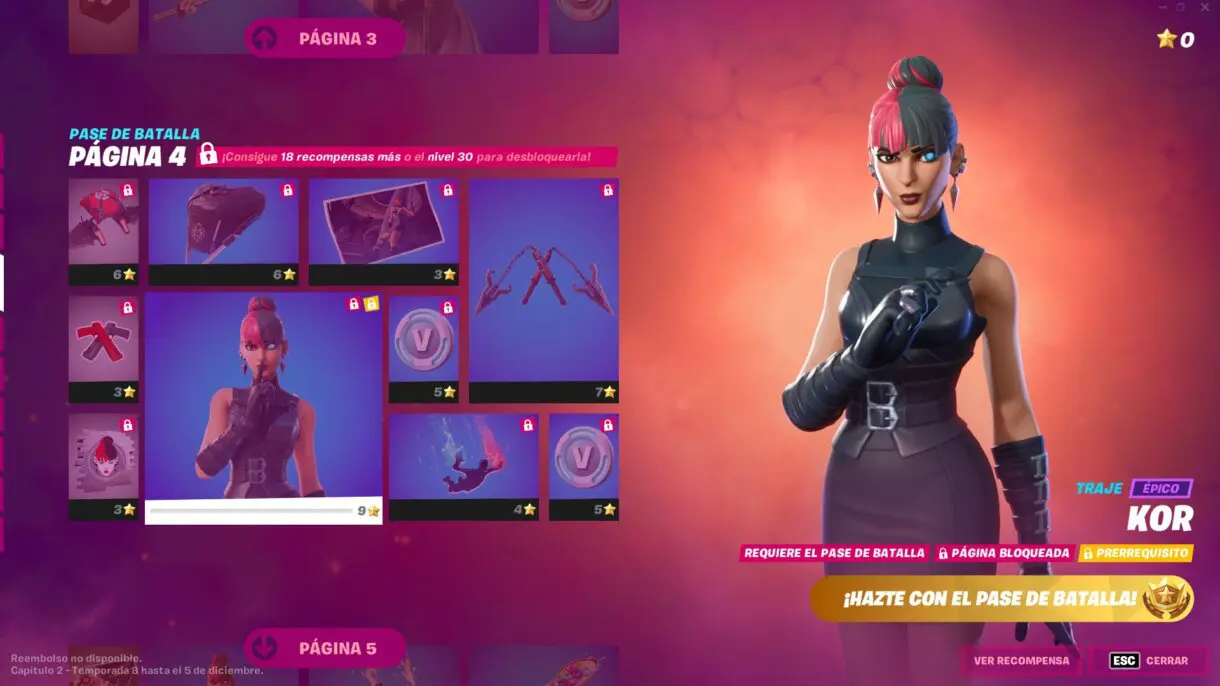 fortnite pase 4
