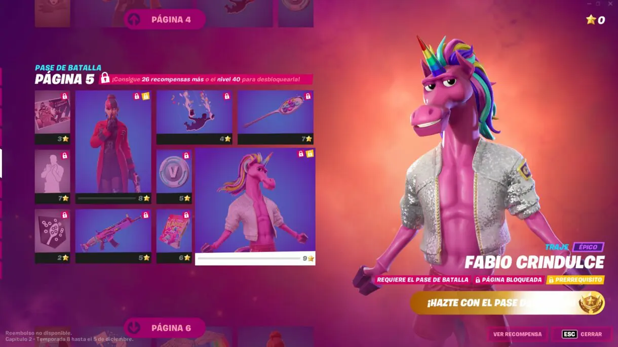 fortnite pase 5