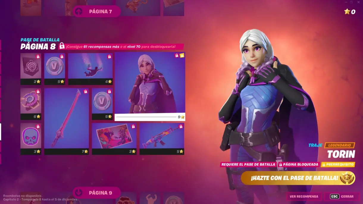 fortnite pase 8