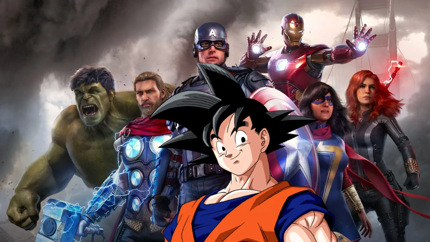 goku dragon ball marvel dc