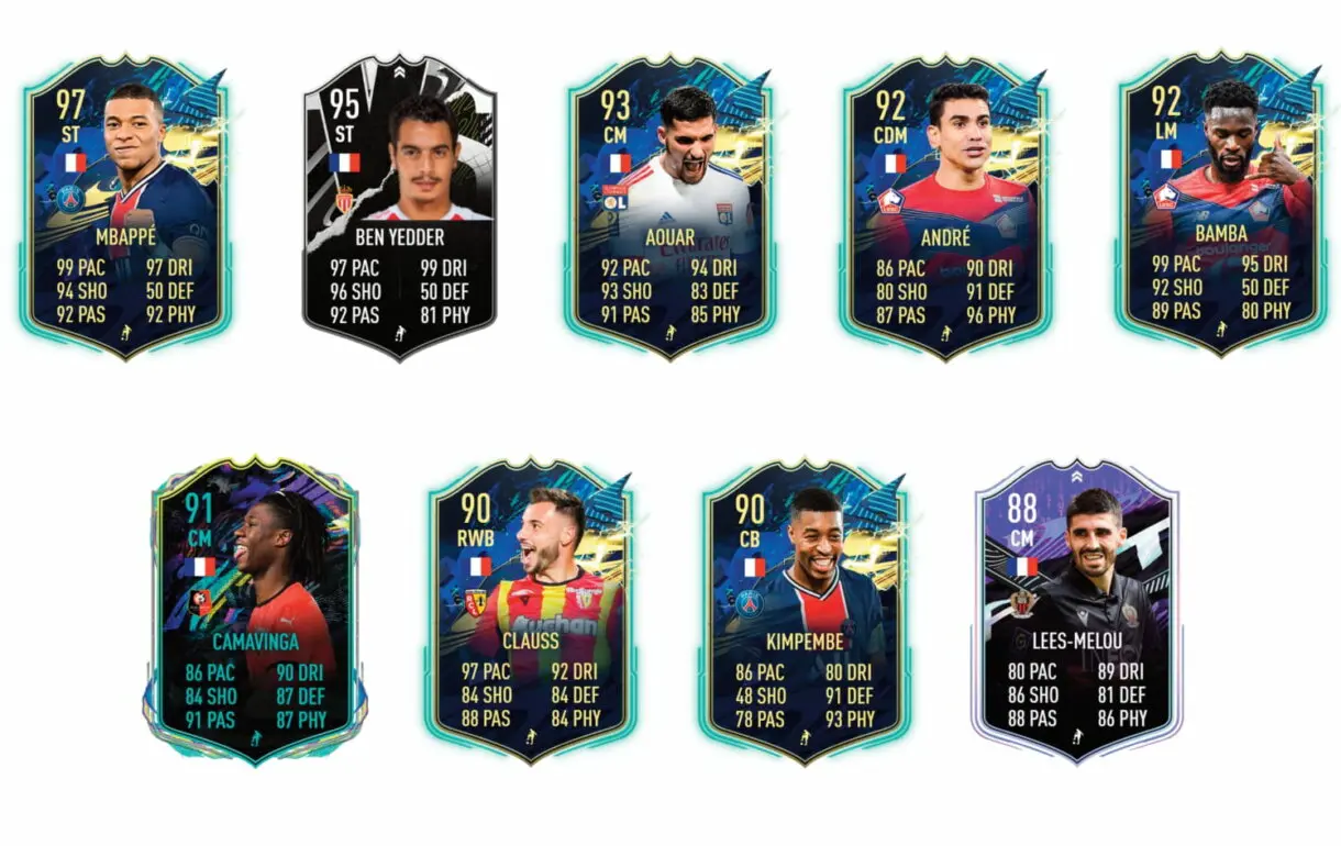 Links verdes de Guendouzi Showdown. FIFA 21 Ultimate Team
