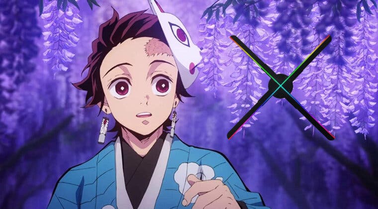 Imagen de Un fan de Kimetsu no Yaiba lleva su figura al siguiente nivel gracias a un proyector holográfico