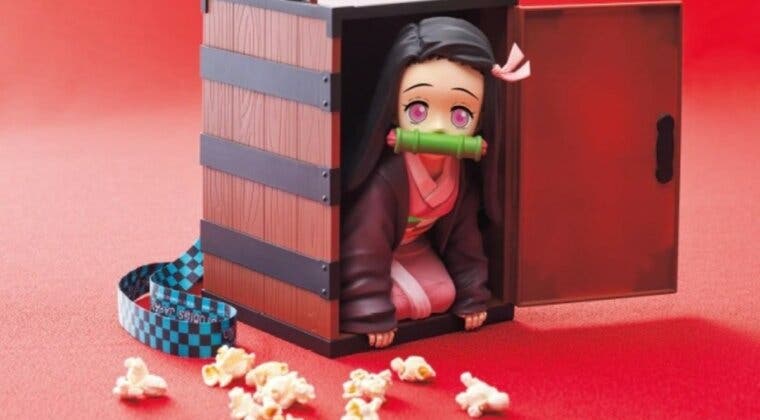 Imagen de Kimetsu no Yaiba: Un cubo de palomitas de Nezuko se agota en Japón con colas de hasta 5 horas