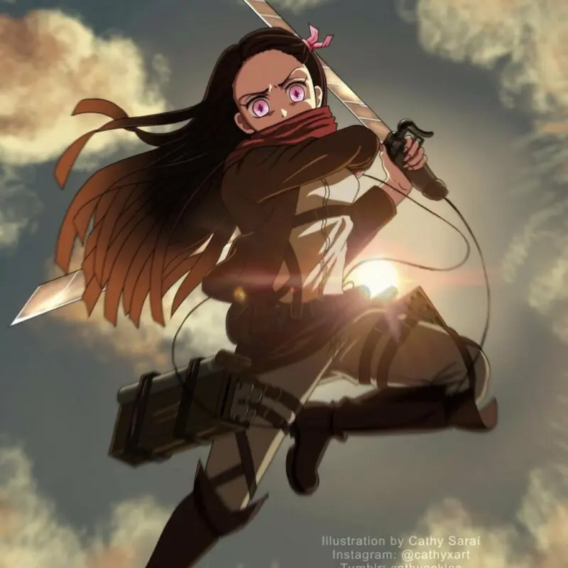 kimetsu no yaiba x shingeki no kyojin 4