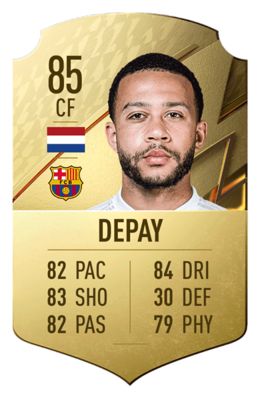 FIFA 22 medias: estos son los 20 mejores jugadores de la Liga Santander en Ultimate Team Depay