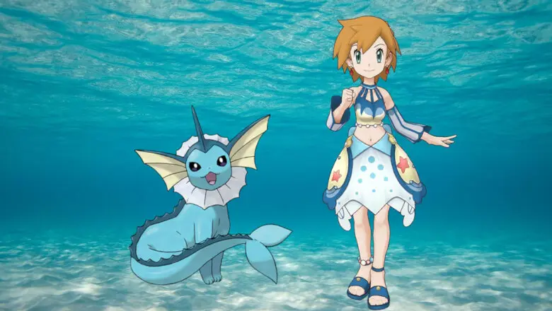 Misty y Vaporeon Pokemon Masters EX