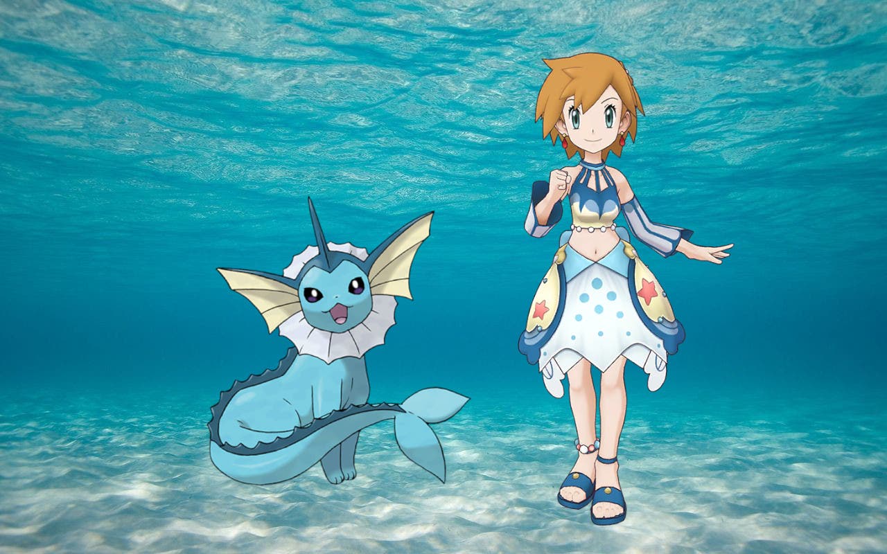 Misty y Vaporeon Pokemon Masters EX