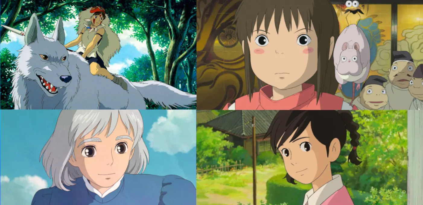 mujeres studio ghibli