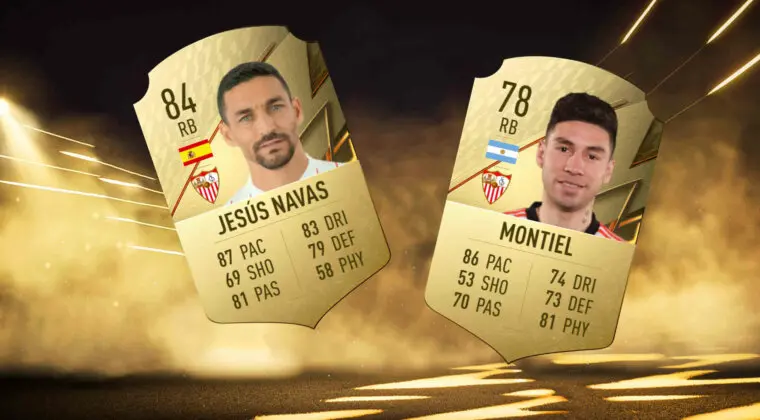 Imagen de FIFA 22: Jesús Navas vs Montiel. ¿Qué lateral derecho es más interesante para equipos de la Liga Santander?