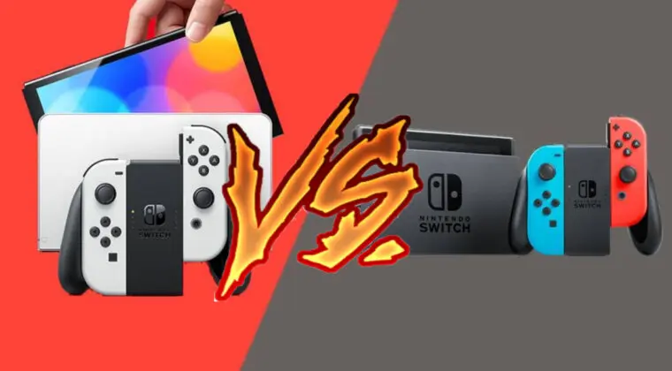 Imagen de Así se ve en la vida real el modelo OLED de Nintendo Switch en comparación con el original