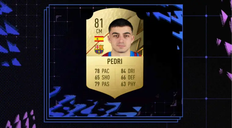 Imagen de FIFA 22: review de Pedri. ¿Es el mejor MC creativo barato de la Liga Santander?