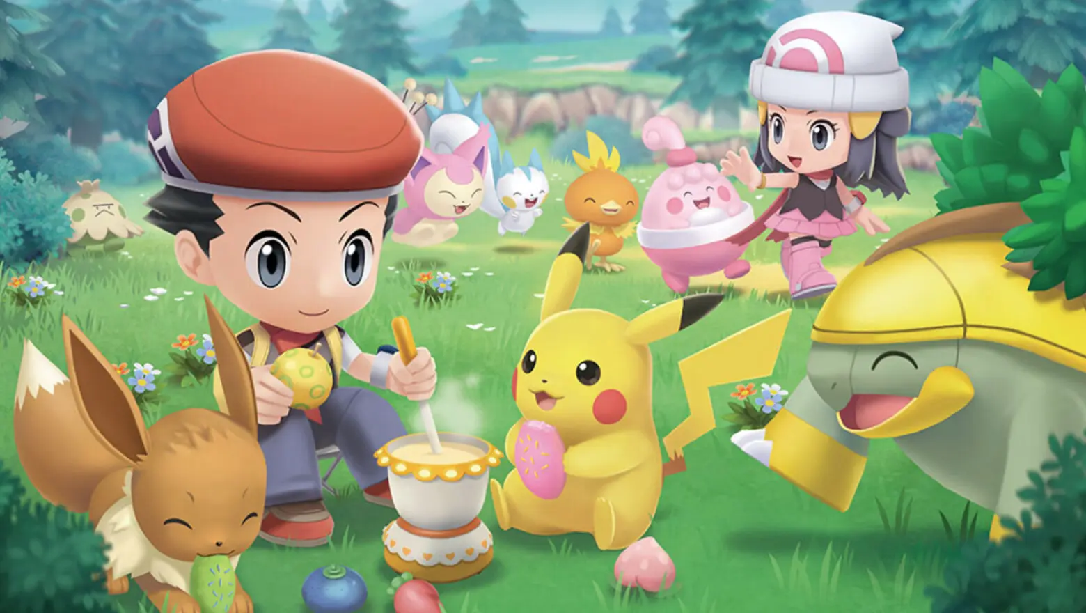 Plaza Amistad Pokemon Diamante Brillante y Perla Reluciente