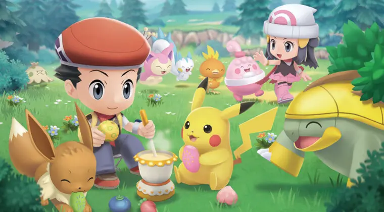 Imagen de Pokémon Diamante Brillante y Perla Reluciente se luce en un nuevo tráiler: Poké-reloj, Plaza Amistad, etc.