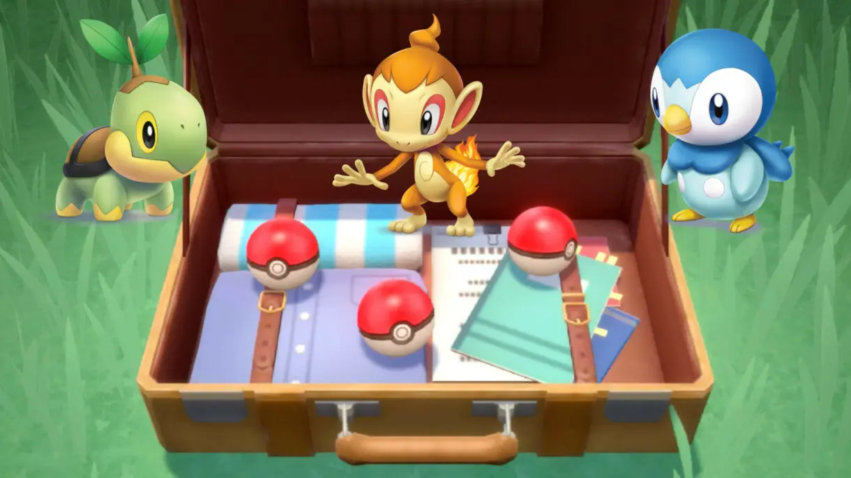 Pokemon Diamante Brillante y Perla Reluciente Turtwig Chimchar Piplup
