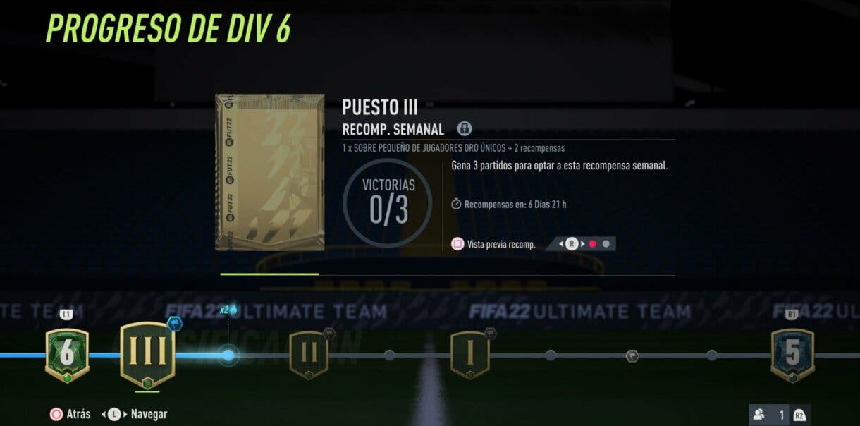 FIFA 22: recompensas de la primera temporada de Division Rivals (1ª parte) Ultimate Team