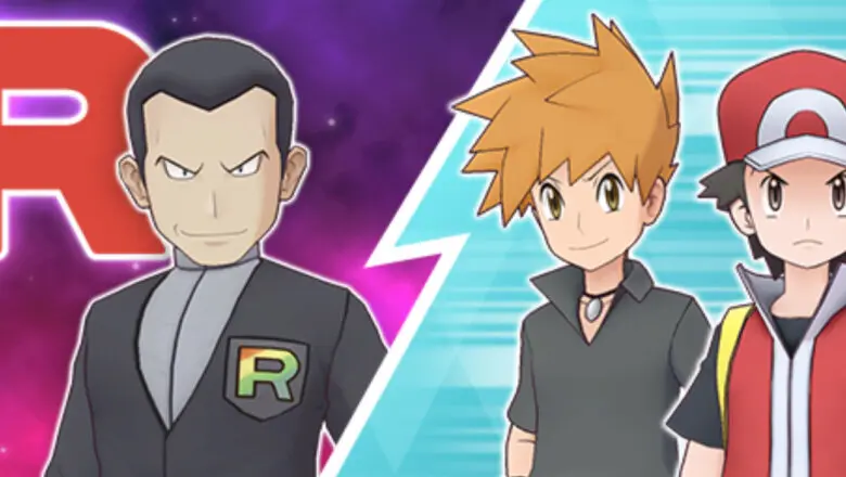 Rojo Azul Giovanni Pokemon Masters EX