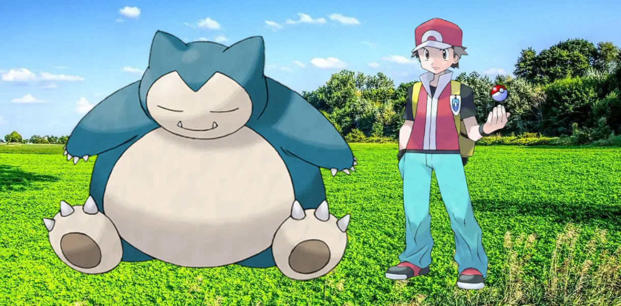 Rojo y Snorlax Pokemon Masters EX