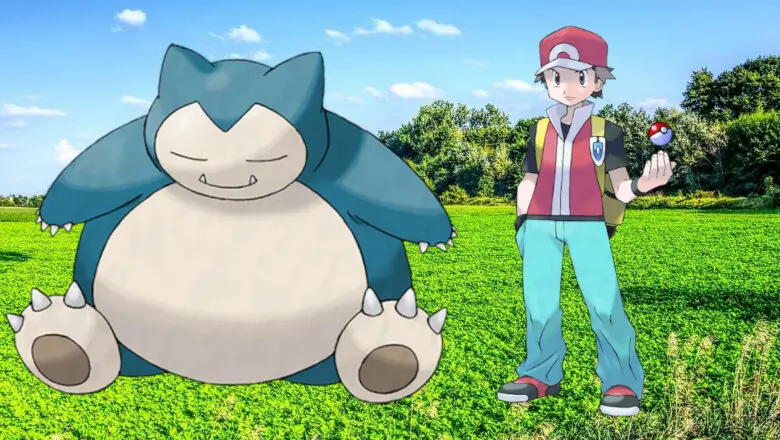 Rojo y Snorlax Pokemon Masters EX