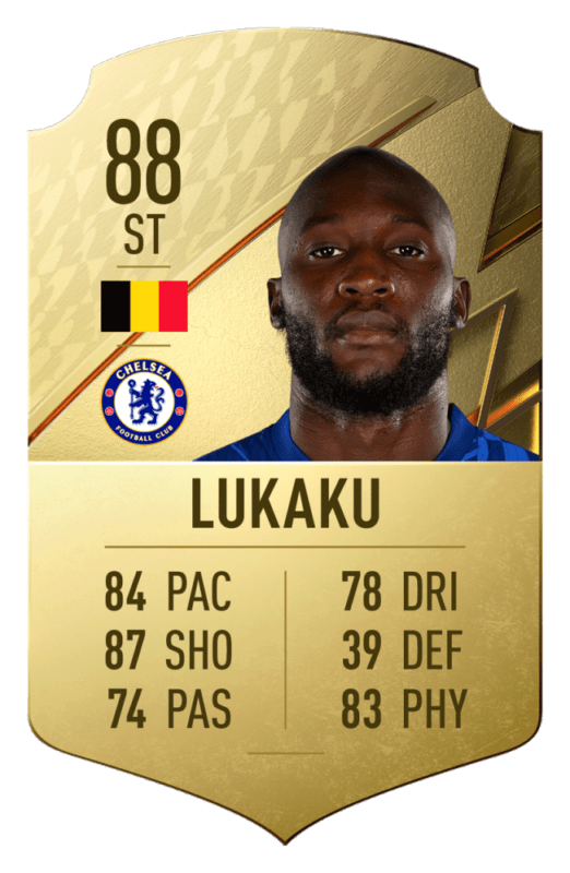 FIFA 22: revelado el top 20 de jugadores de la Premier League con mayor media Romelu Lukaku