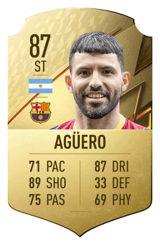 FIFA 22 medias: estos son los 20 mejores jugadores de la Liga Santander en Ultimate Team Agüero