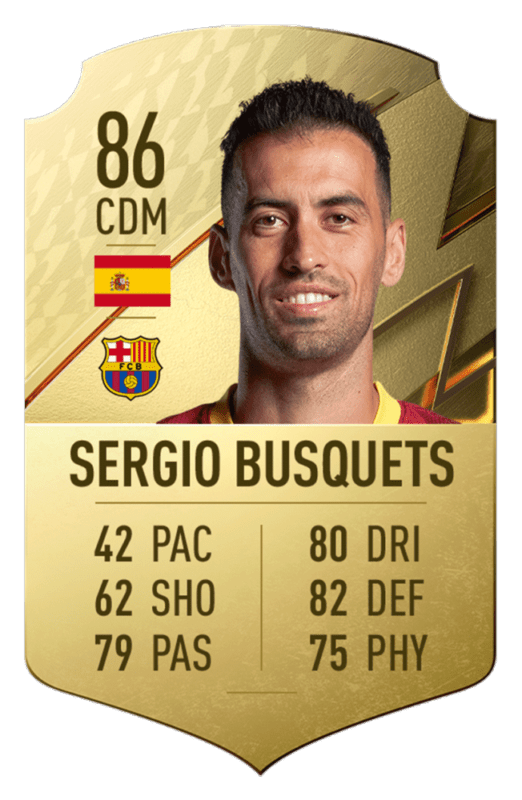 FIFA 22 medias: estos son los 20 mejores jugadores de la Liga Santander en Ultimate Team Busquets