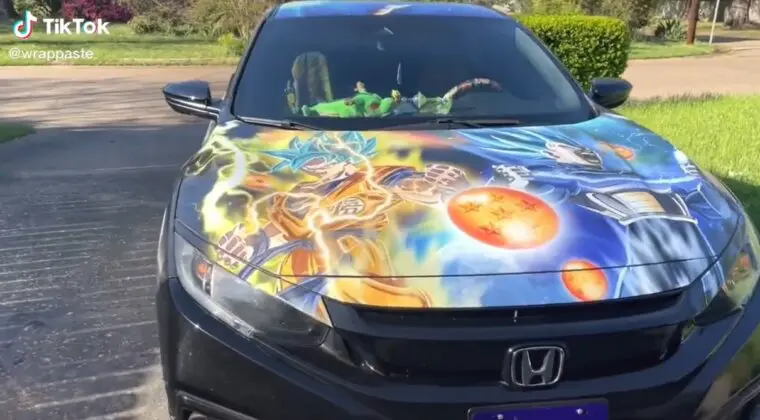 Imagen de Tunean un coche con Dragon Ball y queda este brutal resultado