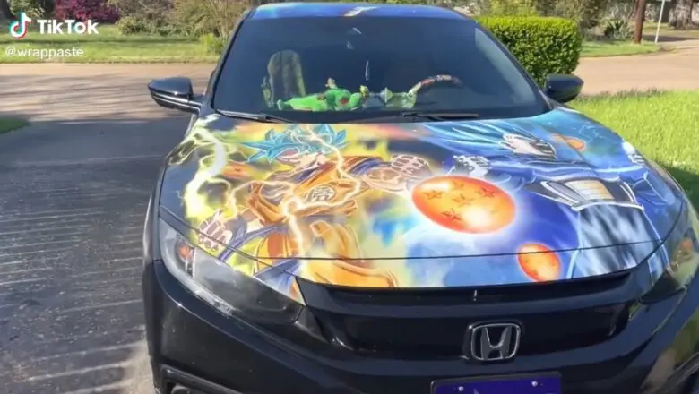 dragon ball tuning coche