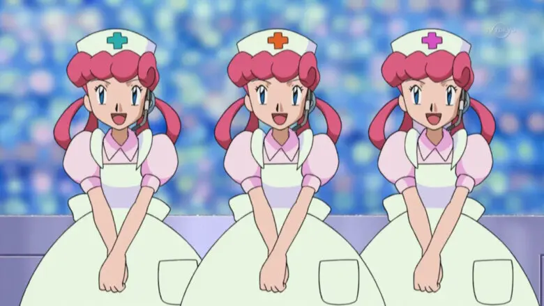 Enfermera Joy anime de Pokemon